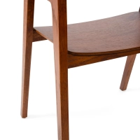 Cadeira de carvalho nórdico com braços Soho | Design minimalista escandinavo