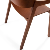 Silla Nórdica Soho de Roble con Brazos | Diseño Minimalista Escandinavo