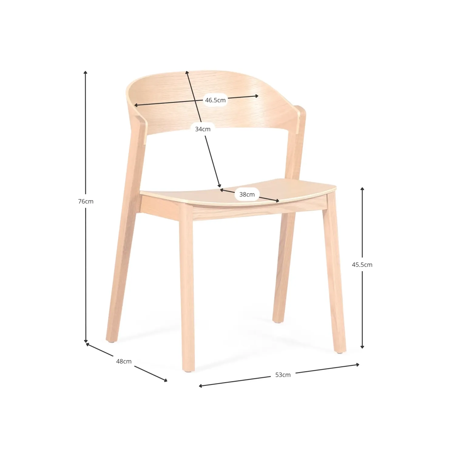 Chaise nordique Soho - Chaises nordiques en bois - Meubles Concept