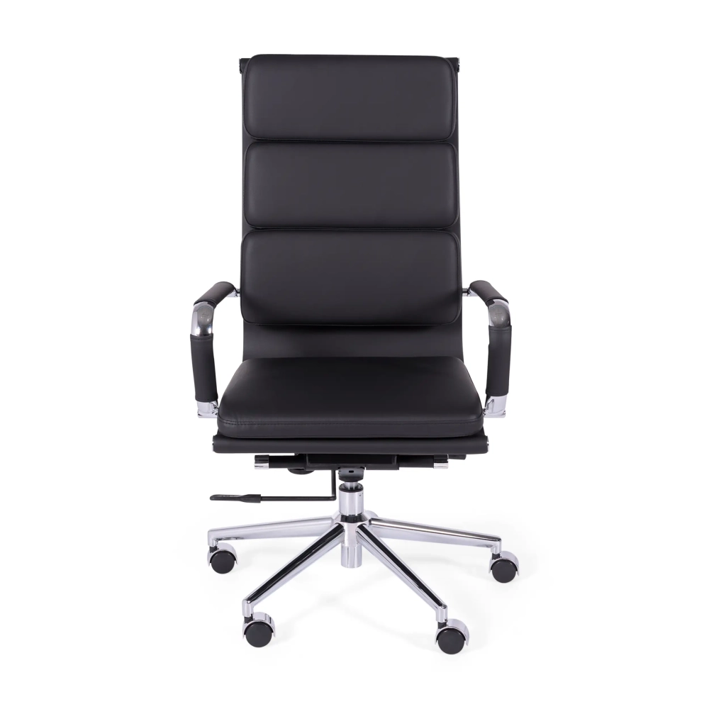 Chaise de bureau moderne recouverte de similicuir | Confort et style professionnel