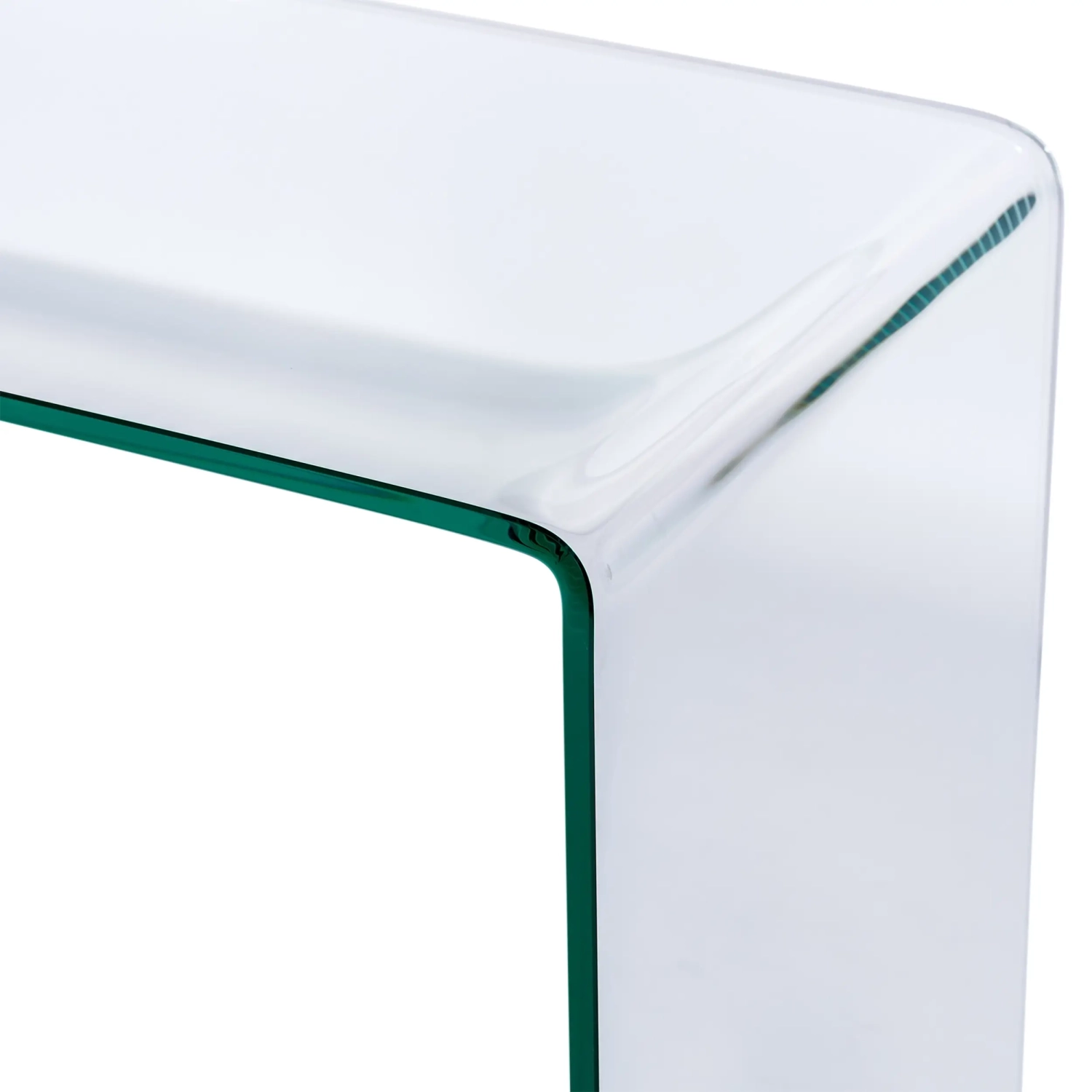 Konzolový stolek Ice Console : 12 mm čiré tvrzené sklo