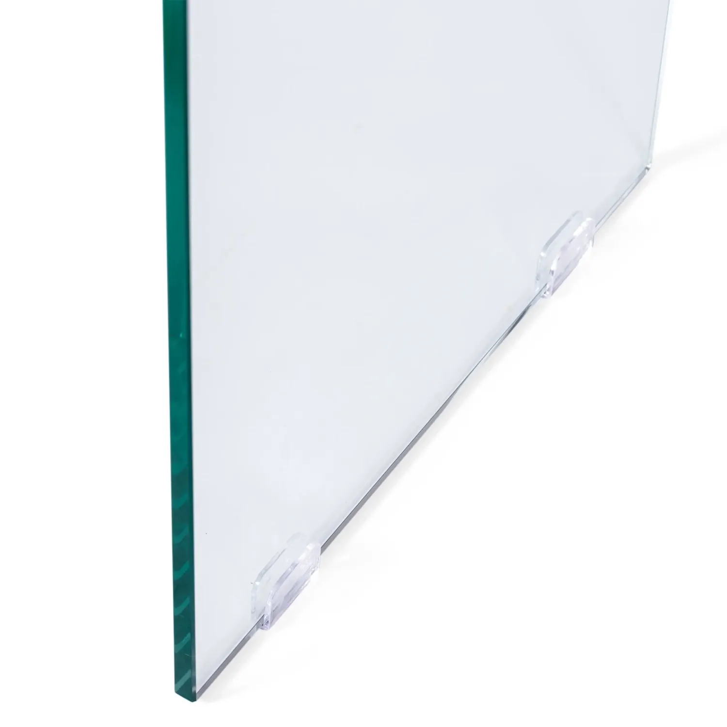 Table console Ice Console : verre trempé transparent de 12 mm
