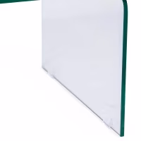 Table basse Coffee Ice : verre trempé transparent de 12 mm