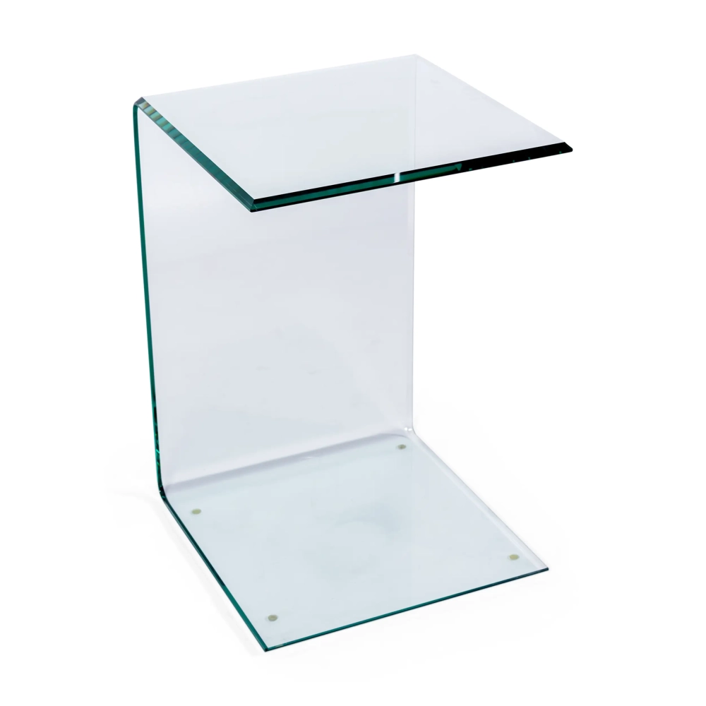 Ice Side Table | Table d'appoint et table basse en verre trempé