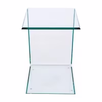Ice Side Table : Side table and coffee table in tempered glass