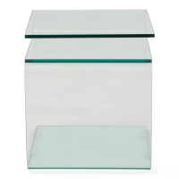 Winter Bijzettafel | Bijzet- en salontafel van gehard glas