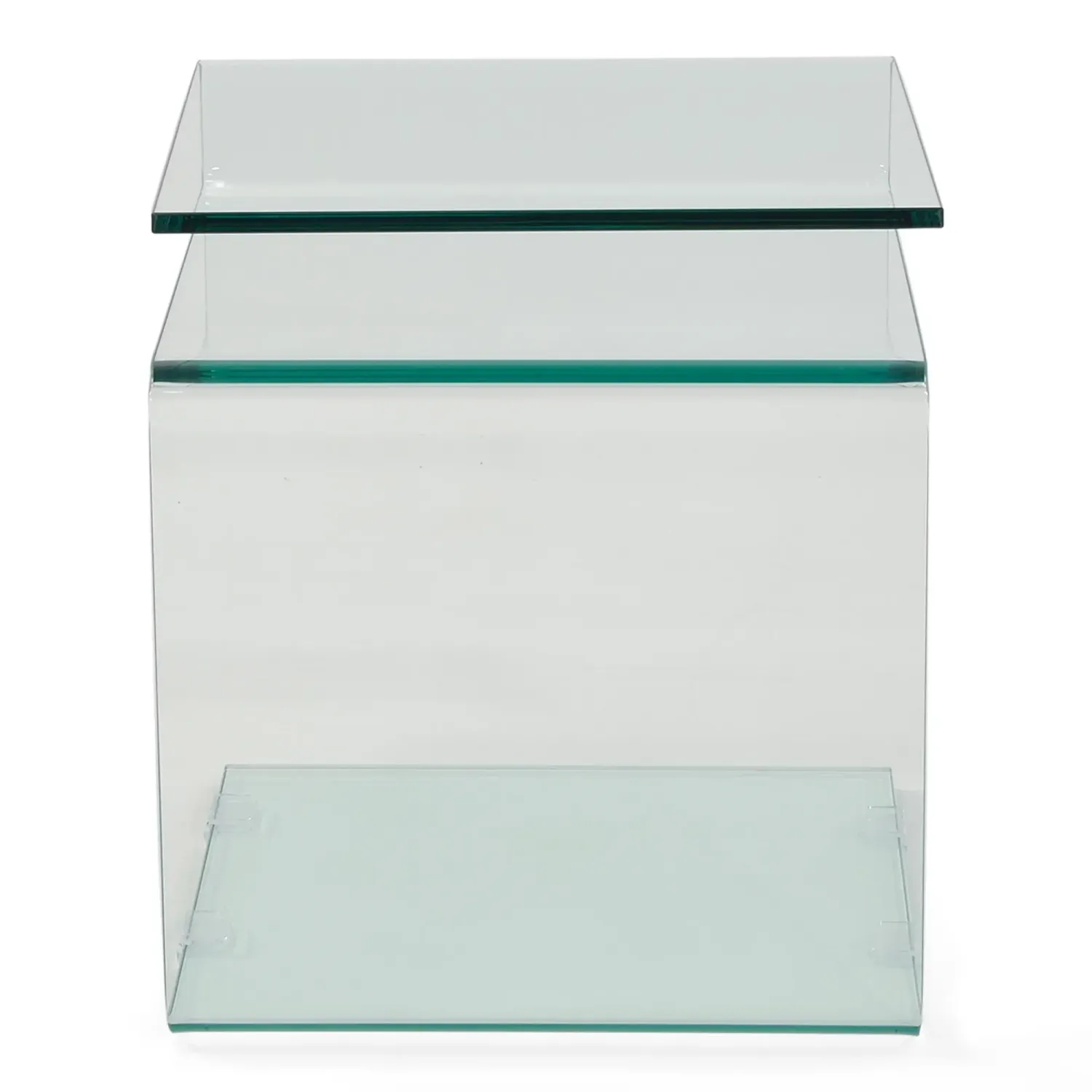 Winter Side Table : Side table and coffee table in tempered glass