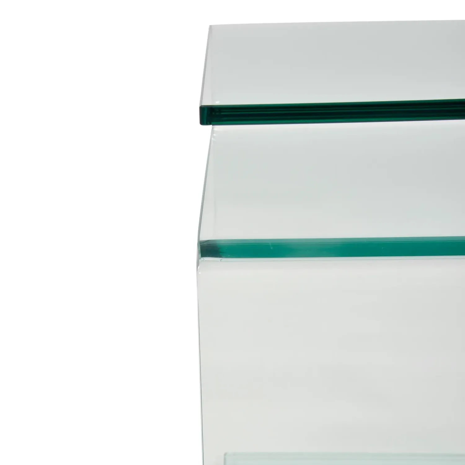 Winter Side Table : Side table and coffee table in tempered glass