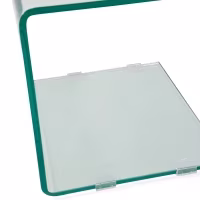 Winter Side Table : Side table and coffee table in tempered glass