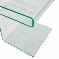 Winter Side Table : Side table and coffee table in tempered glass