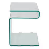 Winter Side Table : Side table and coffee table in tempered glass