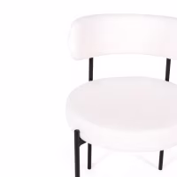 Chaise Lenin recouverte de velours - design élégant et moderne 🪑