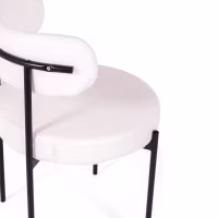 Chaise Lenin recouverte de velours - design élégant et moderne 🪑