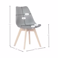 Chaise Tower Verona : design iconique et moderne pour la salle à manger scandinave