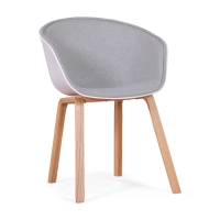 Cadeira edredão Daxer estofada em algodão - Mueble Design