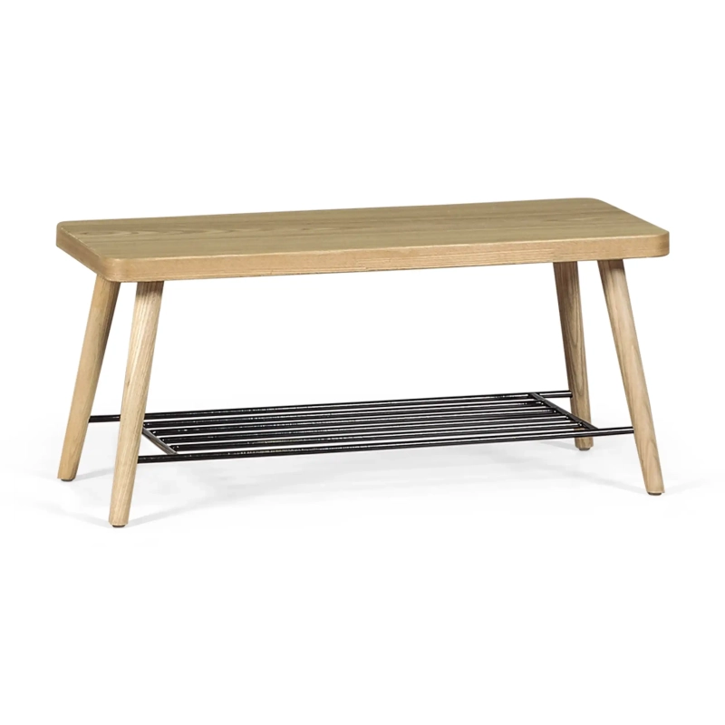 Banco em madeira de faia Bristol Nórdico - Mueble Design