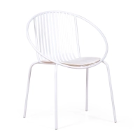 Chaise en métal Bali - Robuste et moderne pour l'intérieur et l'extérieur - - Bali Meubles Concept