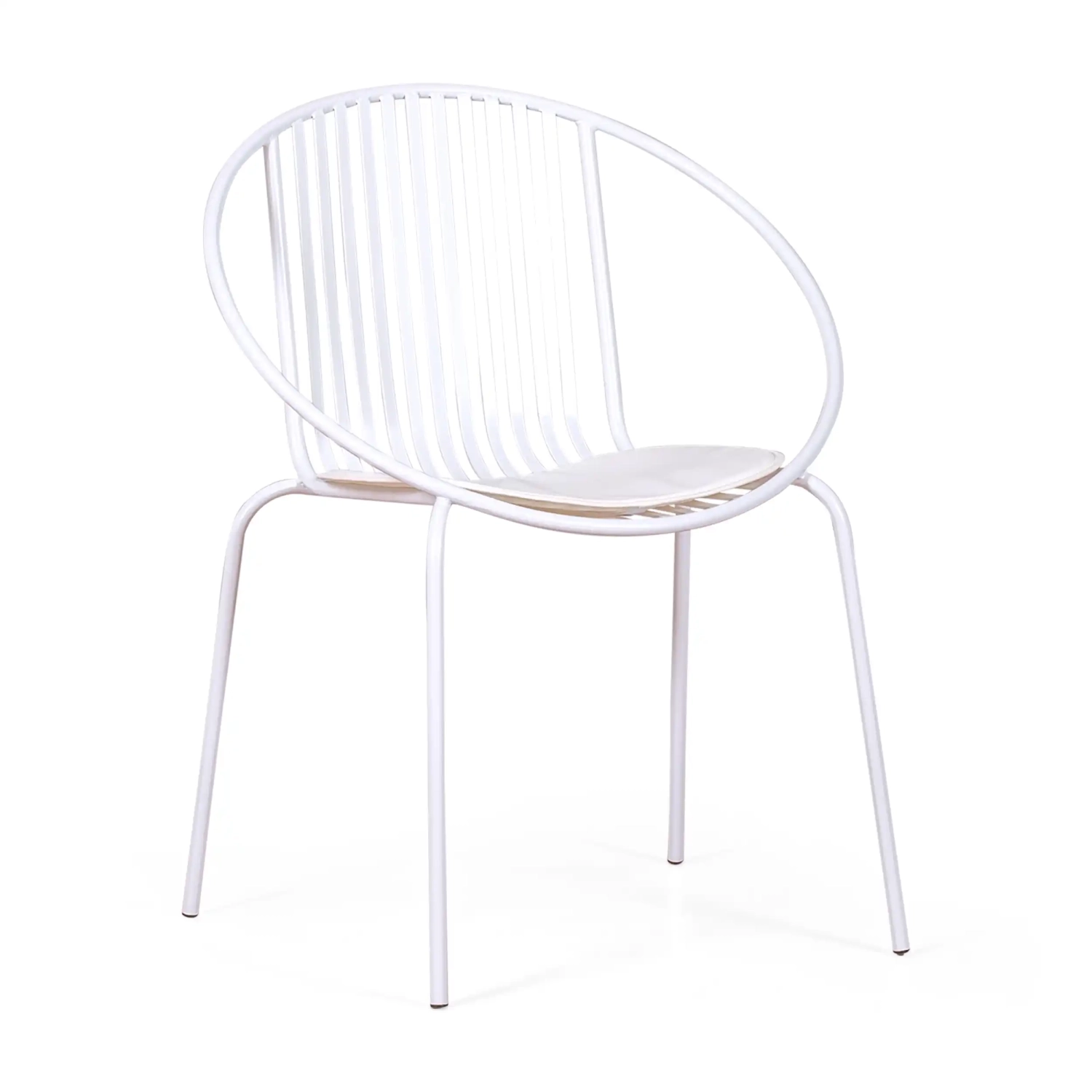 Chaise en métal Bali - Robuste et moderne pour l'intérieur et l'extérieur - - Bali Meubles Concept