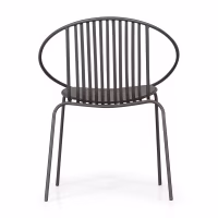 Chaise en métal Bali - Robuste et moderne pour l'intérieur et l'extérieur - - Bali Meubles Concept