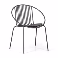Chaise en métal Bali - Robuste et moderne pour l'intérieur et l'extérieur - - Bali Meubles Concept