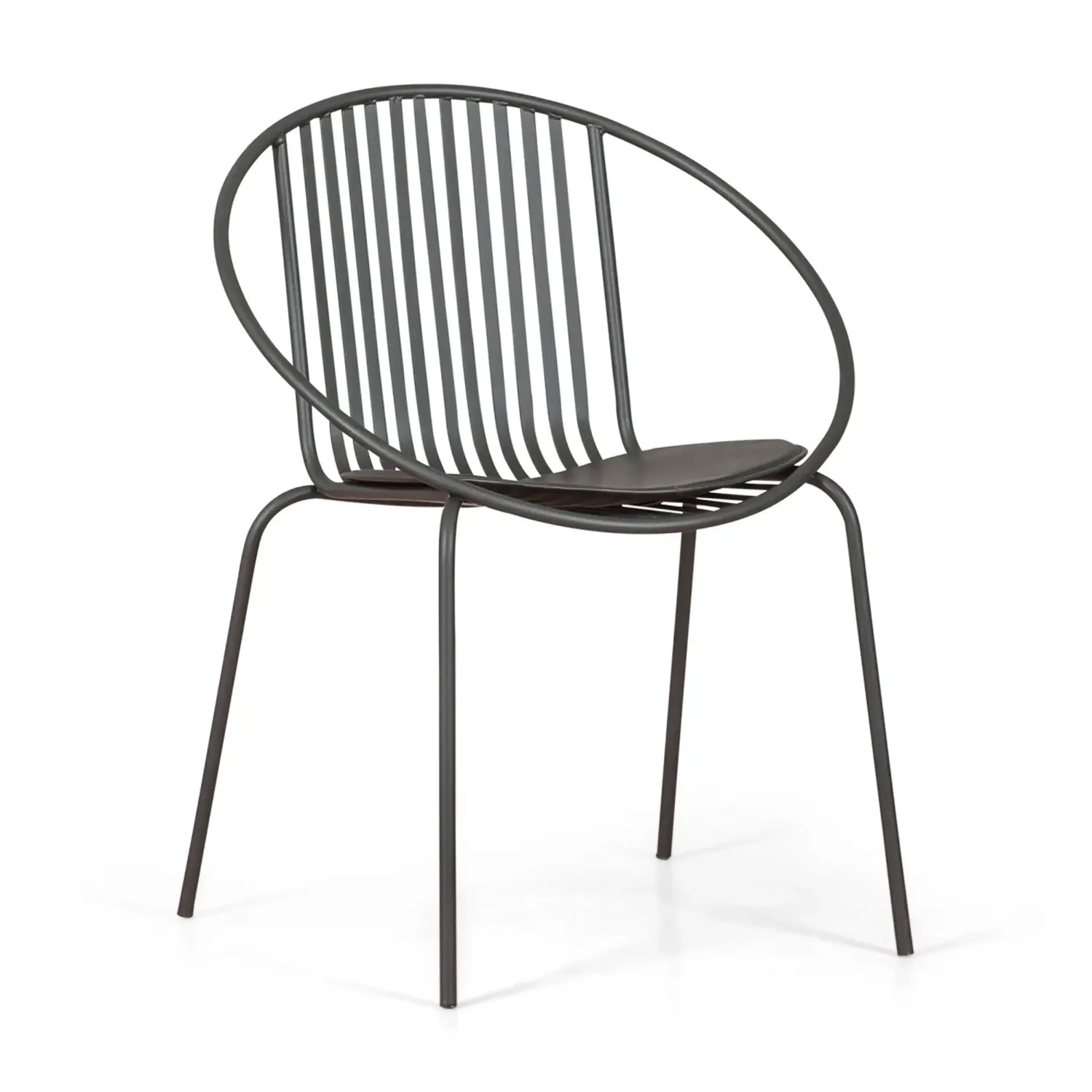 Chaise en métal Bali - Robuste et moderne pour l'intérieur et l'extérieur - - Bali Meubles Concept