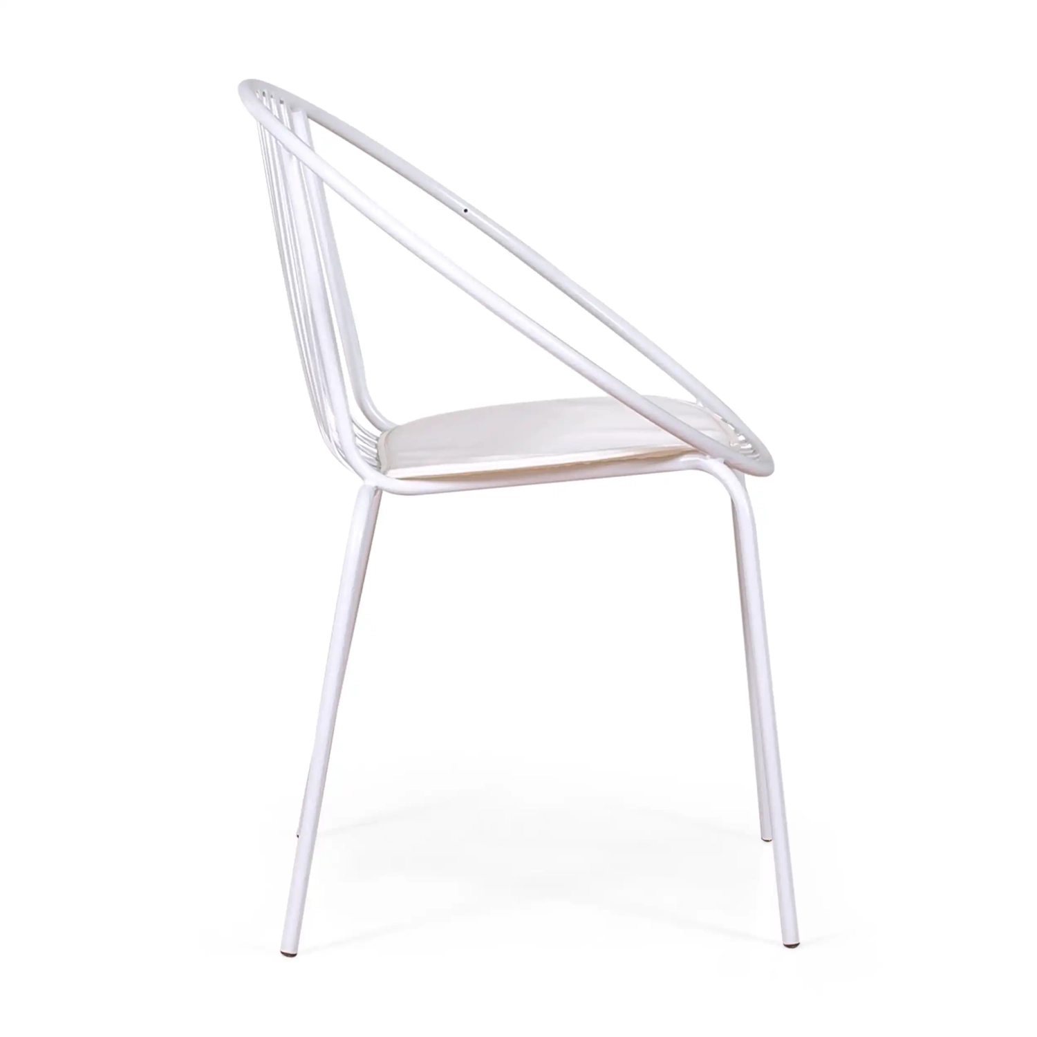 Chaise en métal Bali - Robuste et moderne pour l'intérieur et l'extérieur - - Bali Meubles Concept