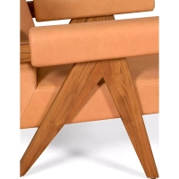 Chaise longue confort Compass - Elégance rétro vintage - Meubles Concept