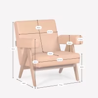 Fauteuil lounge Compass - Rétro-vintage en cuir italien - - - Meubles Concept