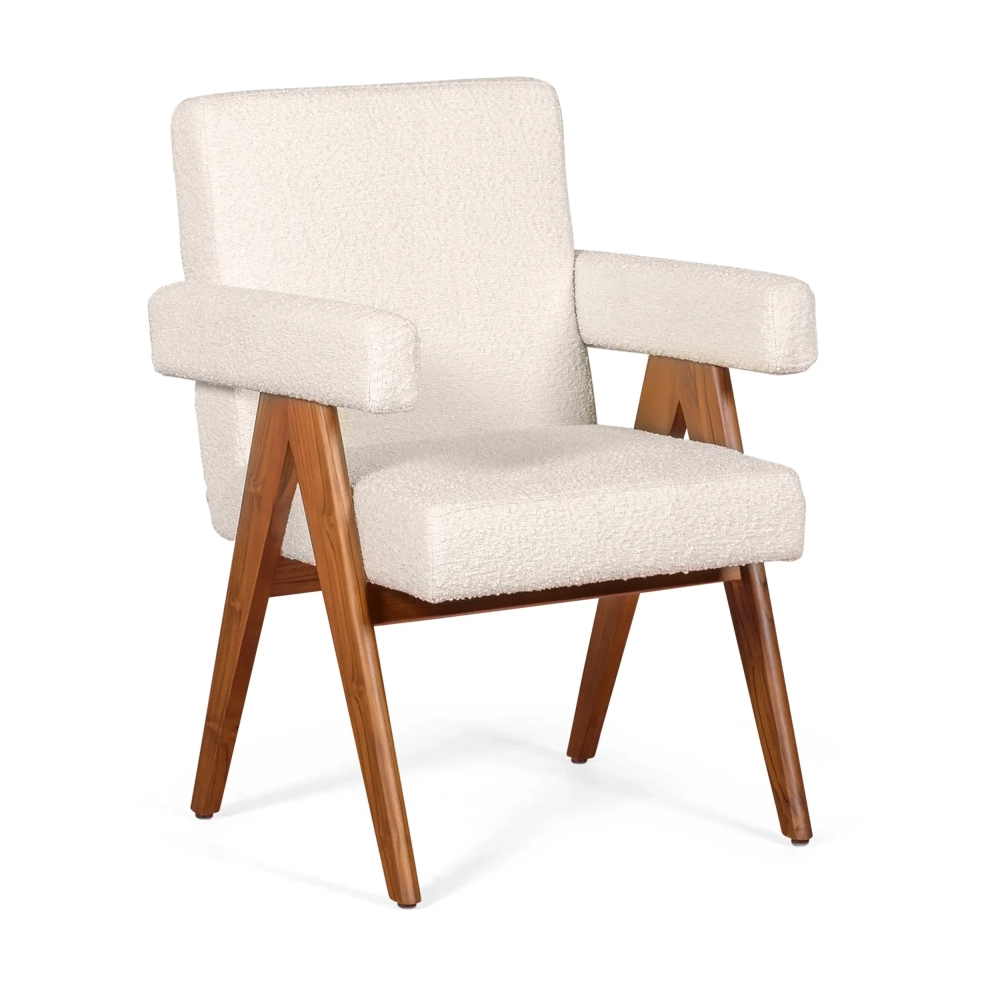 Chaise Compass - Design rétro en bois de teck - Meubles Concept