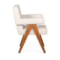 Silla Compass - Diseño Retro Vintage en Madera de Teca - Mueble Design