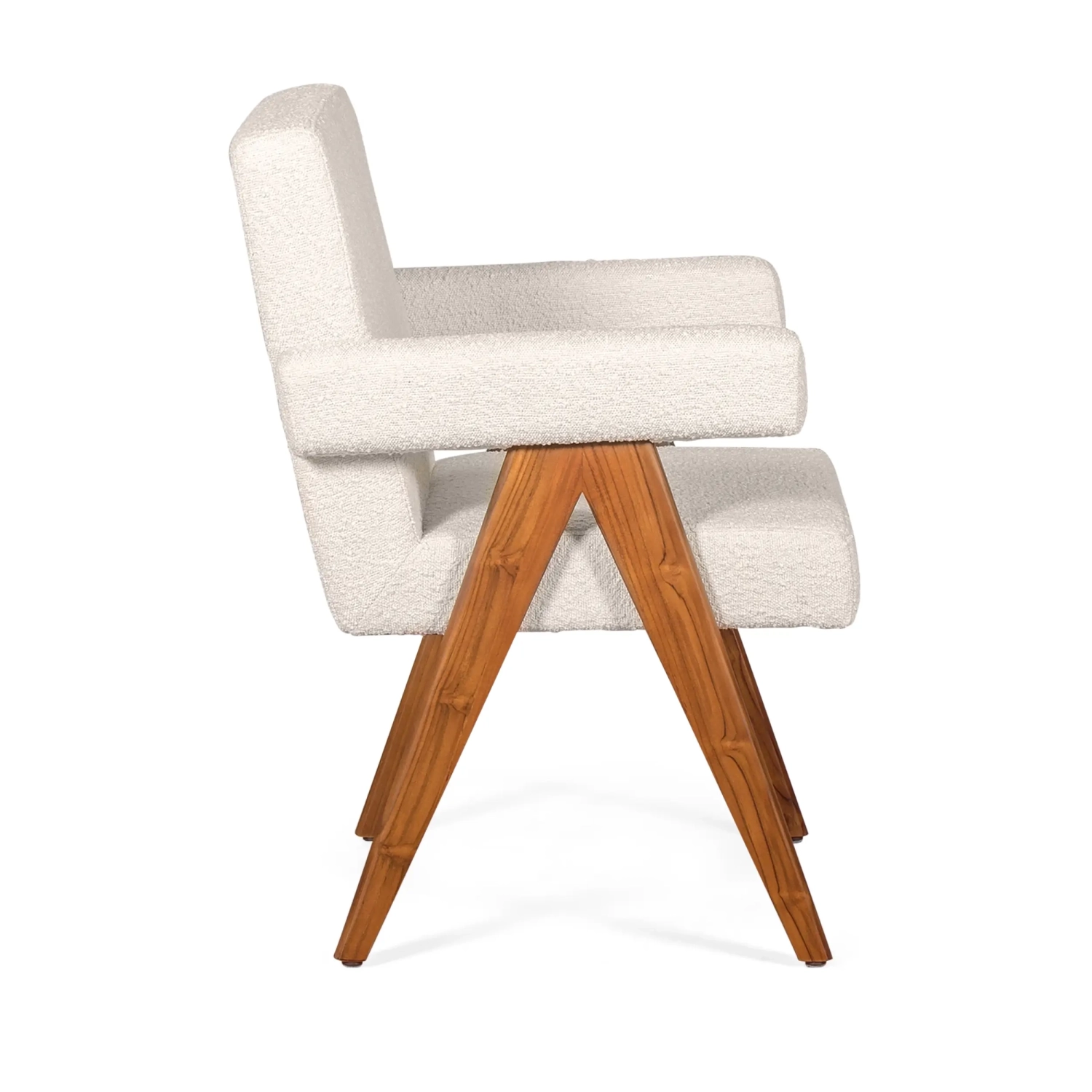 Stuhl Compass - Vintage Retro Design aus Teakholz - Mobelarium