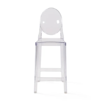 Réplique du tabouret transparent Victoria Ghost - Meubles Concept