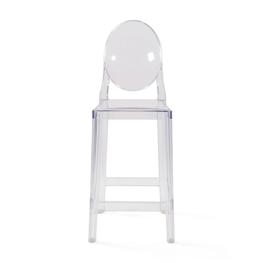 Réplique du tabouret transparent Victoria Ghost - Meubles Concept