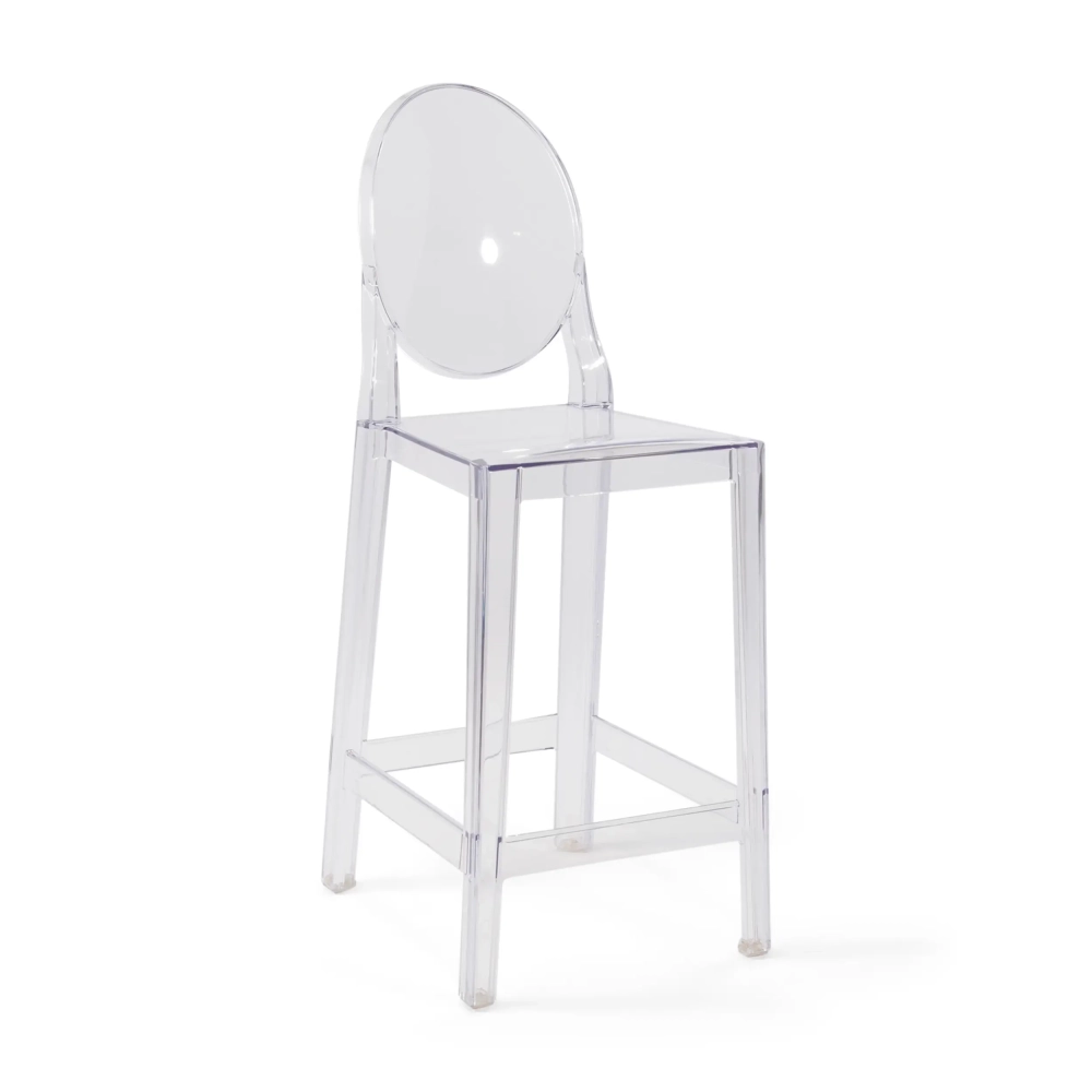 Réplique du tabouret transparent Victoria Ghost - Meubles Concept