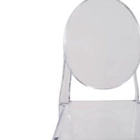 Réplique du tabouret transparent Victoria Ghost - Meubles Concept