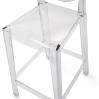 Réplique du tabouret transparent Victoria Ghost - Meubles Concept
