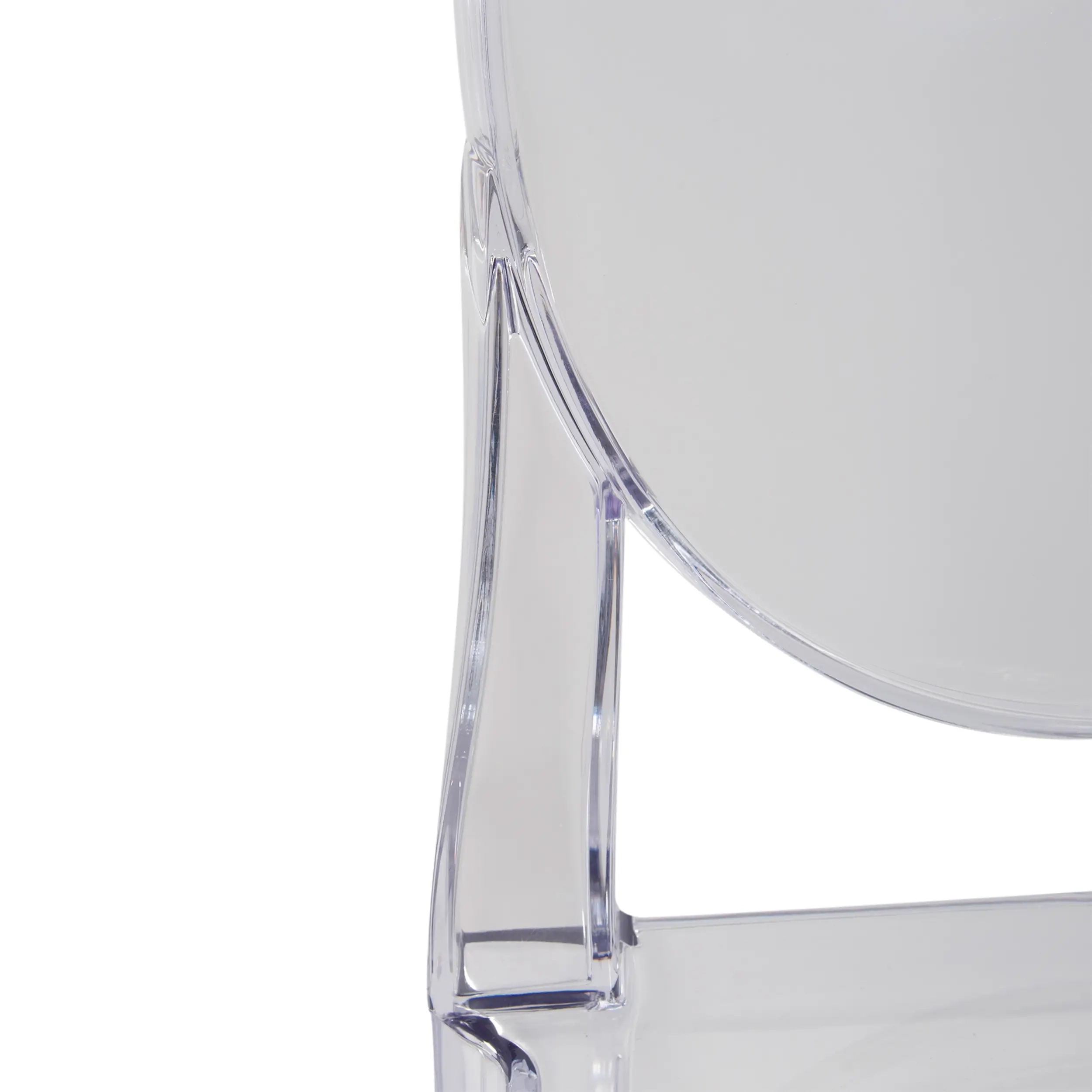 Réplique du tabouret transparent Victoria Ghost - Meubles Concept