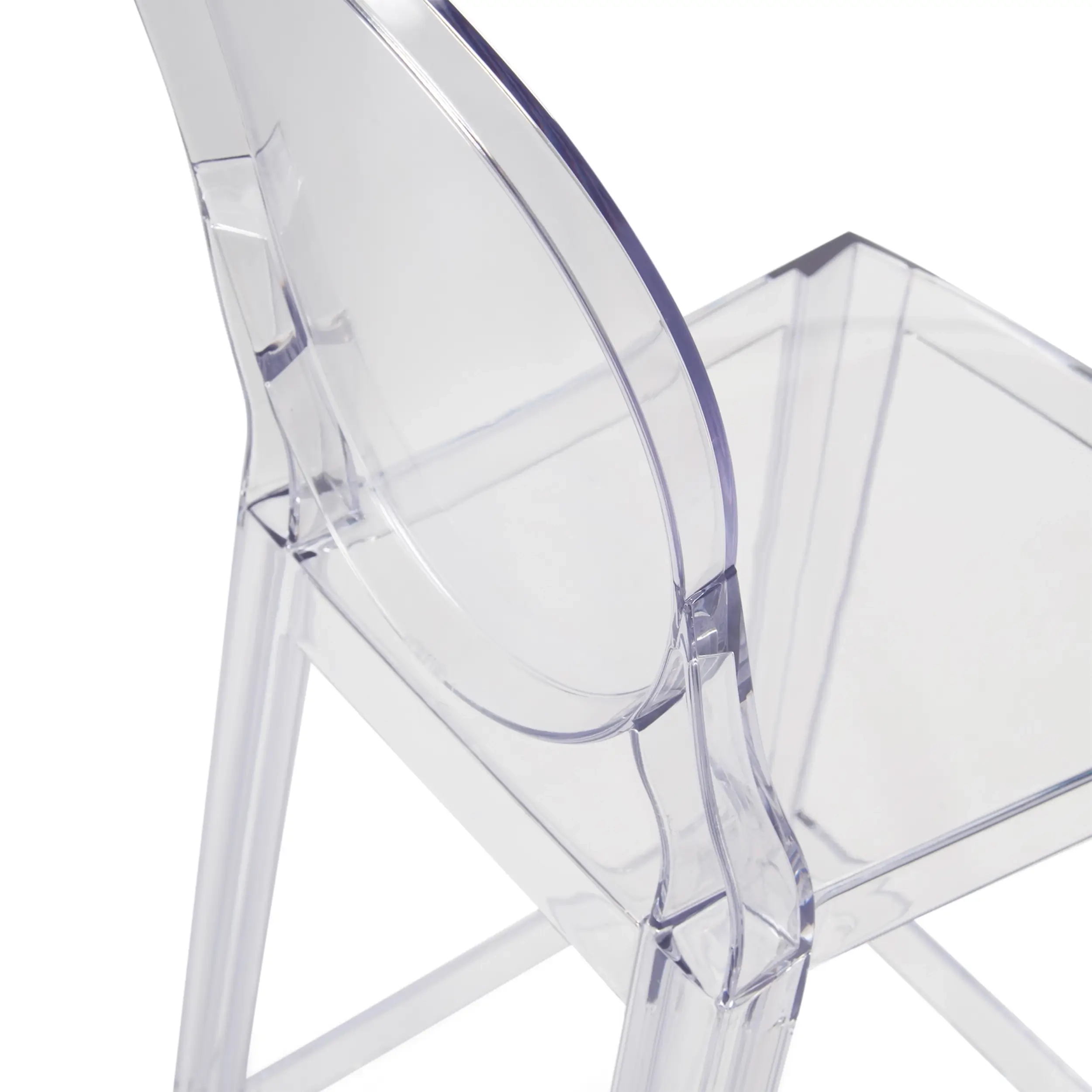 Réplique du tabouret transparent Victoria Ghost - Meubles Concept