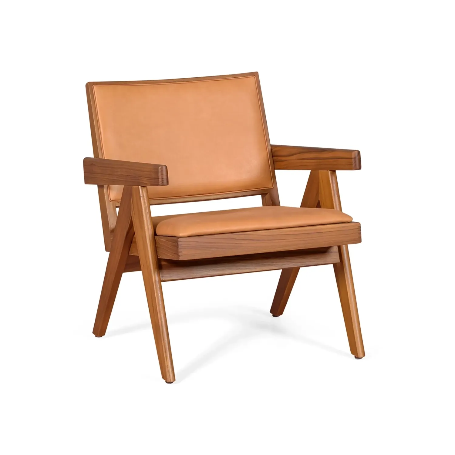 Fauteuil lounge Compass - Rétro-vintage en cuir italien - - - Meubles Concept