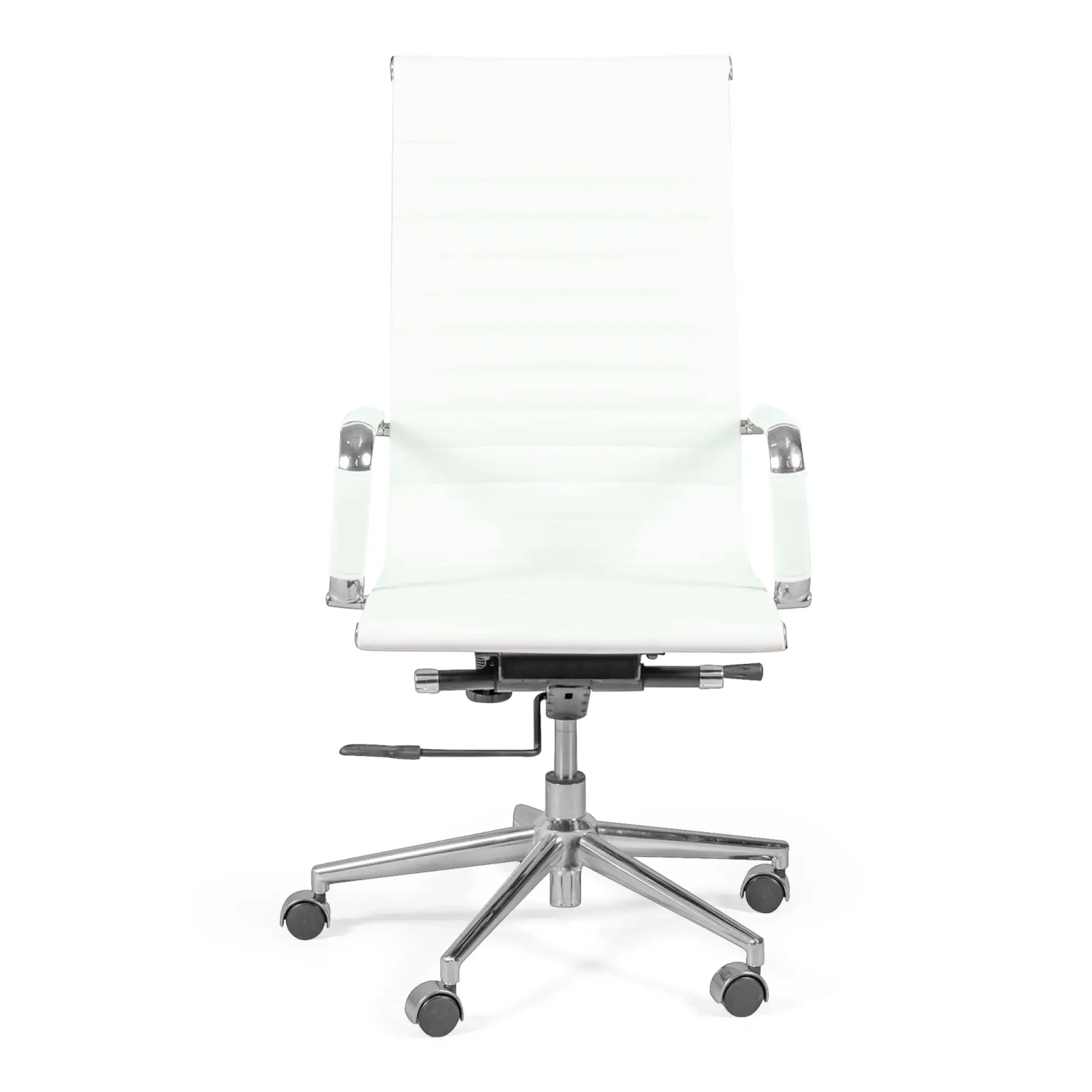 Pracovní kancelářská židle s vysokým opěradlem | Ergonomie a moderní design v imitaci kůže