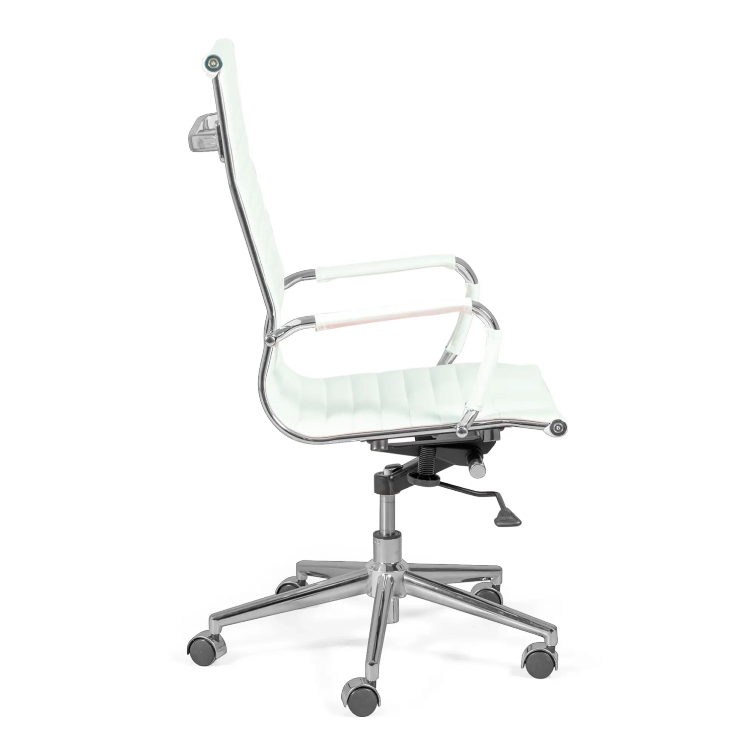 Chaise de bureau avec dossier haut | Ergonomie et design moderne en simili cuir