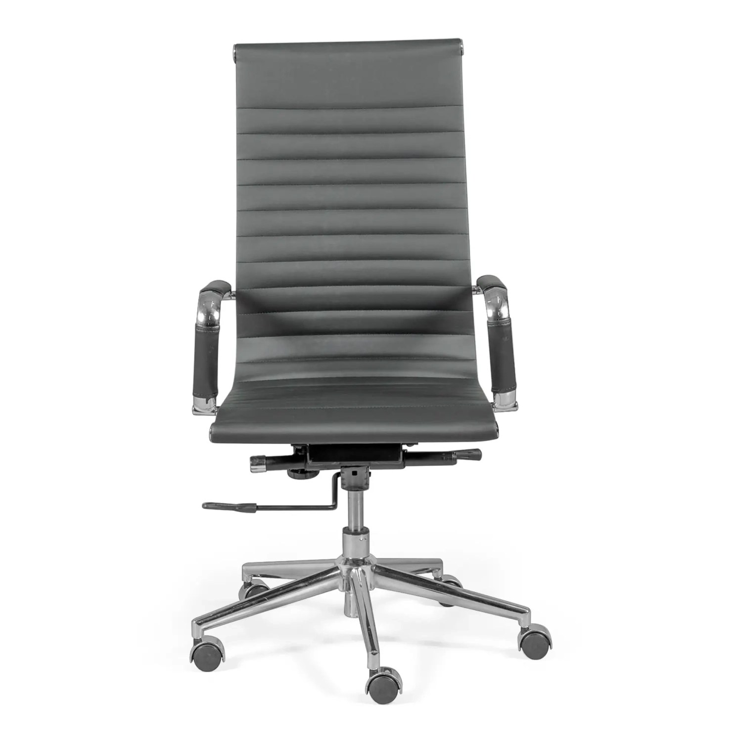 Pracovní kancelářská židle s vysokým opěradlem | Ergonomie a moderní design v imitaci kůže