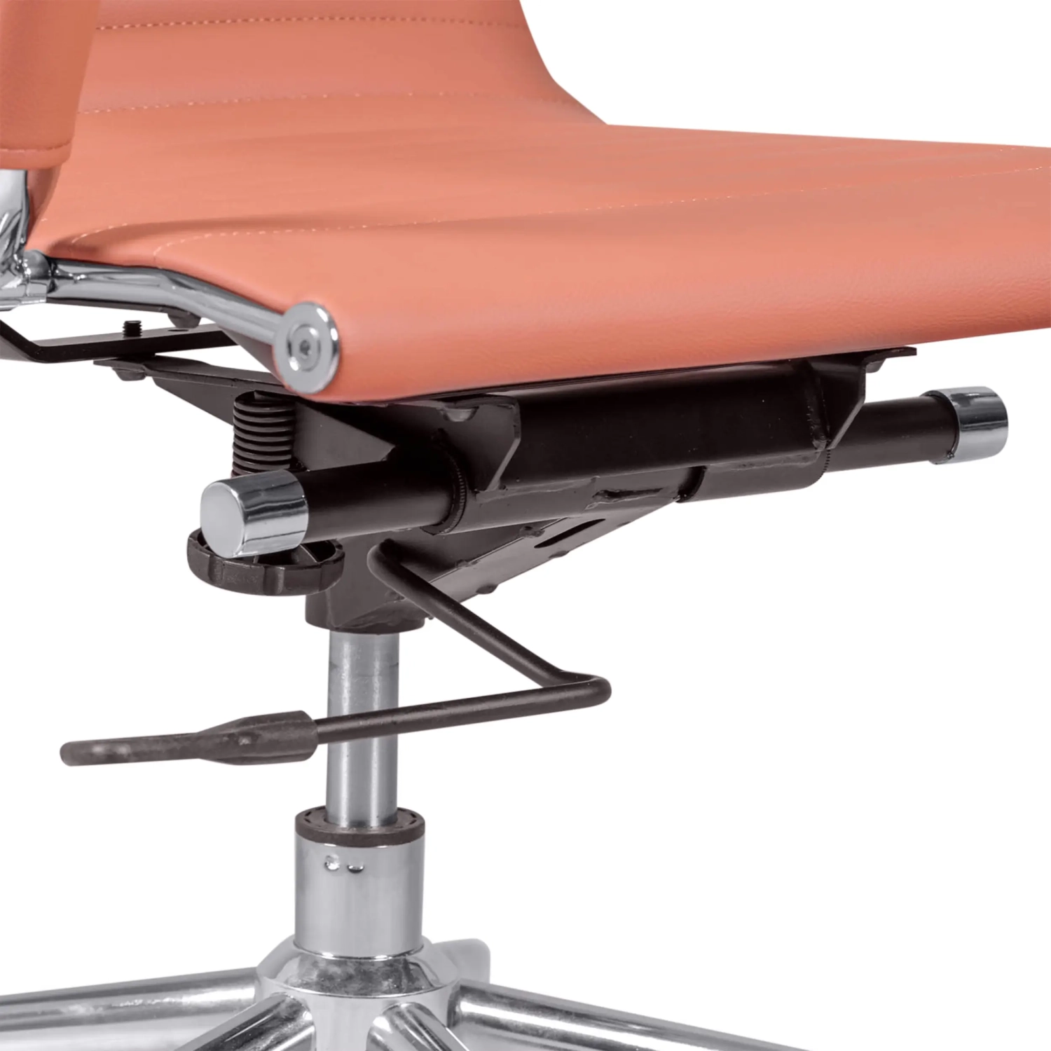 Toimistotuoli korkealla selkänojalla | Ergonomia ja moderni muotoilu keinonahkaa