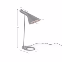 Lampe de table Jhon | Design inspiré d'Arne Jacobsen en acier