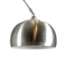 Lustre Manhattan en acier et marbre de Carrare | Luminaire design moderne