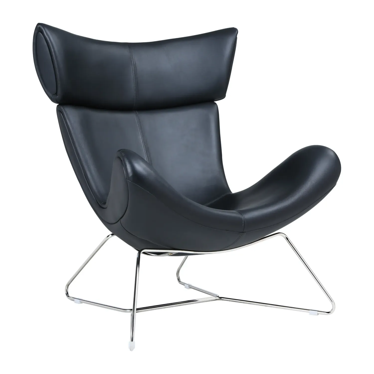 Emola Chair in Italian Leather : Fauteuil moderne au design haut de gamme