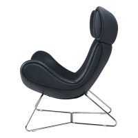 Emola Chair in Italian Leather : Fauteuil moderne au design haut de gamme