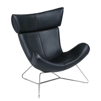 Emola Chair in Italian Leather : Fauteuil moderne au design haut de gamme