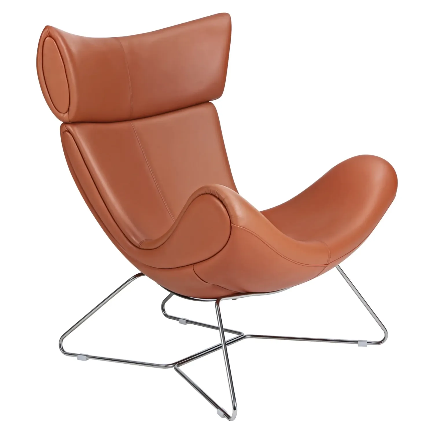 Emola Chair in Italian Leather : Fauteuil moderne au design haut de gamme