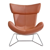 Emola Chair in Italian Leather : Fauteuil moderne au design haut de gamme